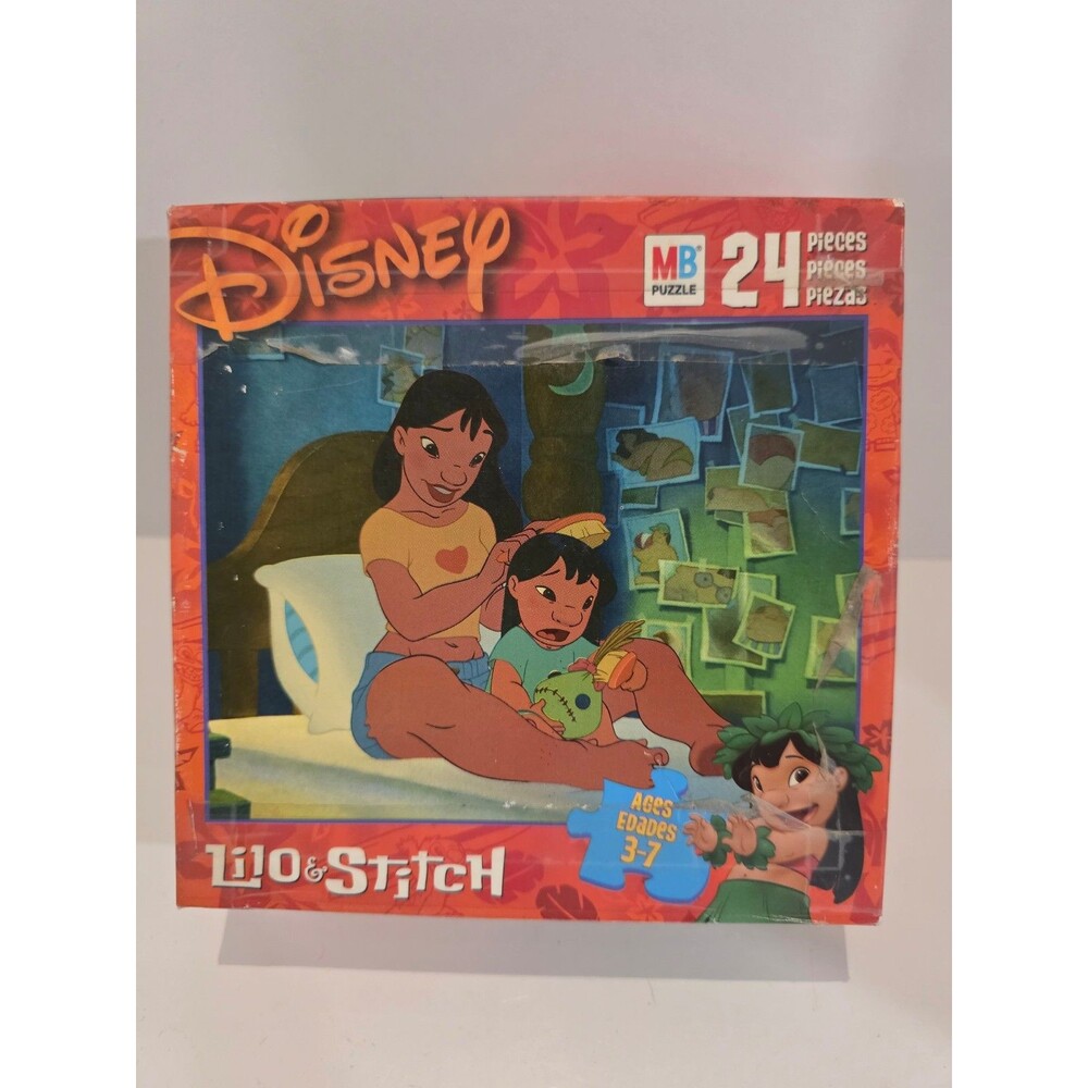 Disney Lilo & Stitch 24 Piece Jigsaw Puzzle for Kids Vintage 2002